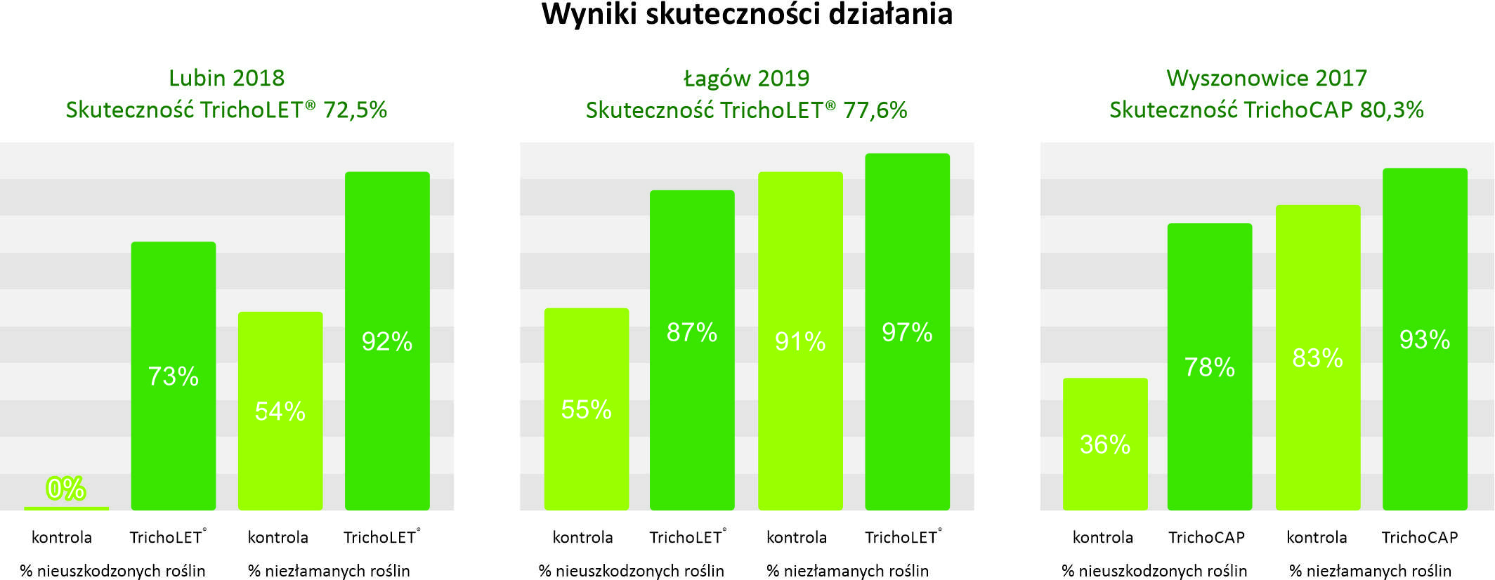 Kruszynek - efektywność w Polsce